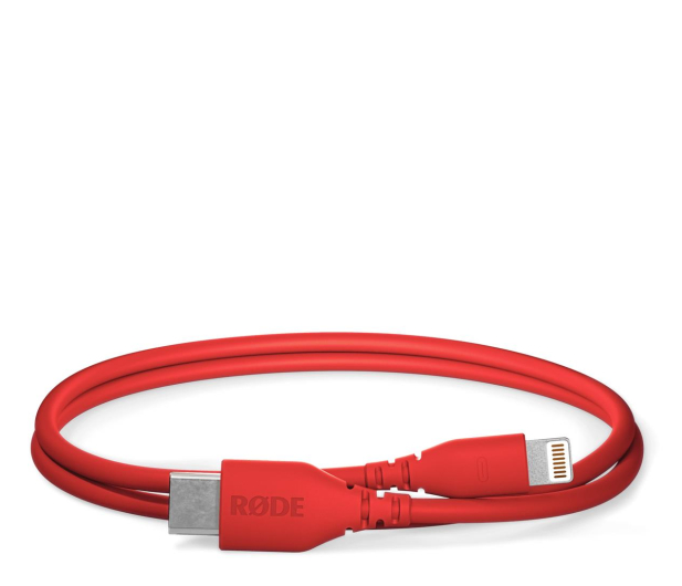 Rode SC21 (Red - Kabel USB-C - Lightning 30 cm (czerowny) - 1244123 - zdjęcie